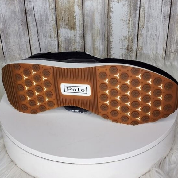 Polo Ralph Lauren Train 89 Suede-Paneled Sneakers US Mens Size 9 NIB - Picture 9 of 10